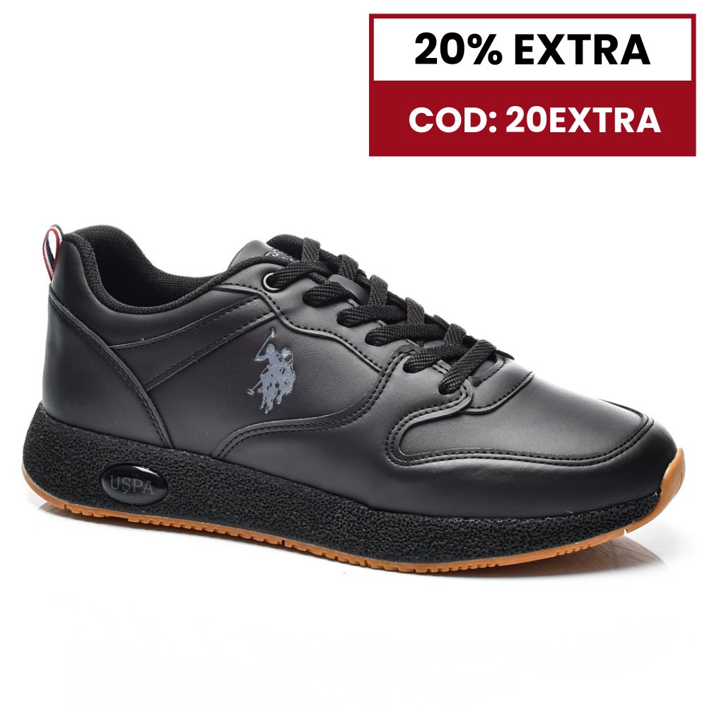 U.S. POLO ASSN, PANTOFI SPORT BLACK ANGEL