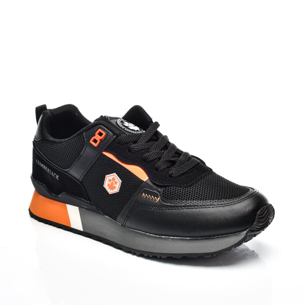 LUMBERJACK, PANTOFI SPORT BLACK PURGE