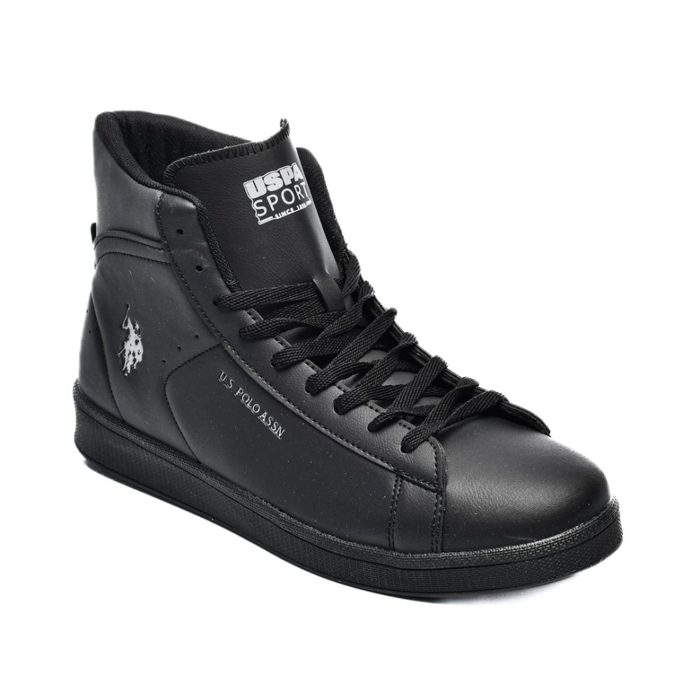 U.S. POLO ASSN, PANTOFI SPORT INALTI BLACK TIBET