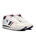 U.S. POLO ASSN, PANTOFI SPORT INALTI WHITE NOBIL-008