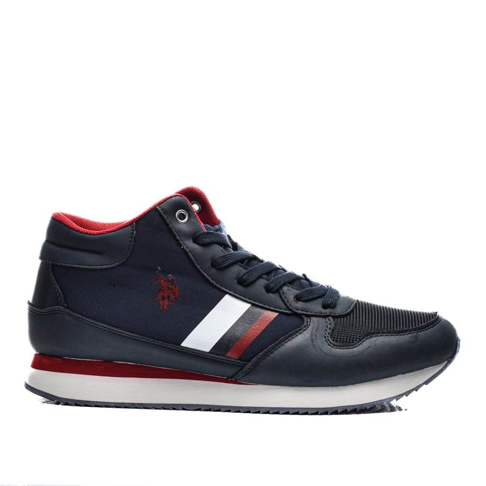 U.S. POLO ASSN, PANTOFI SPORT INALTI NAVY NOBIL-008