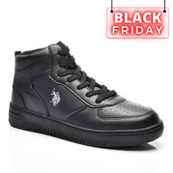 U.S. POLO ASSN, PANTOFI SPORT INALTI BLACK ARISTO-HI-1PR