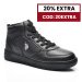 U.s. polo assn, pantofi sport inalti black aristo-hi-1pr