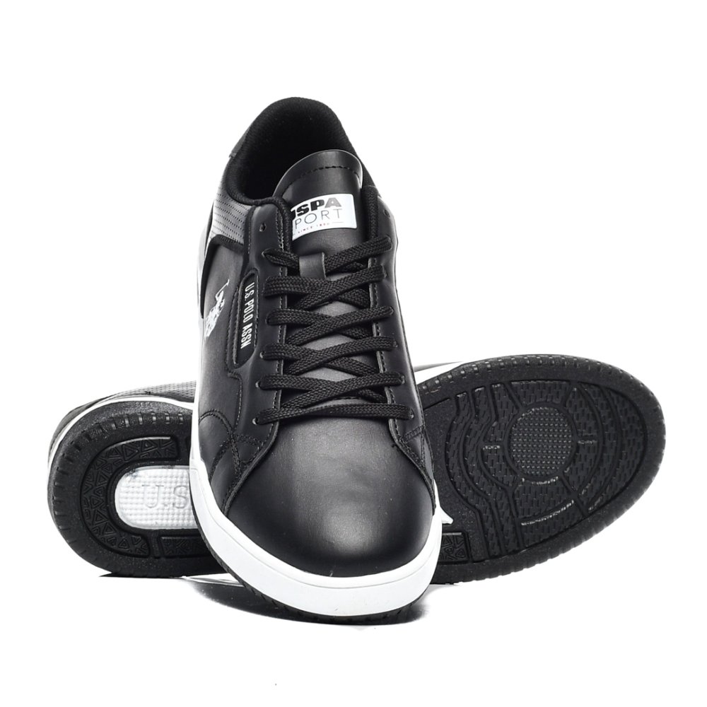 U.S. POLO ASSN, PANTOFI SPORT BLACK PLANCK