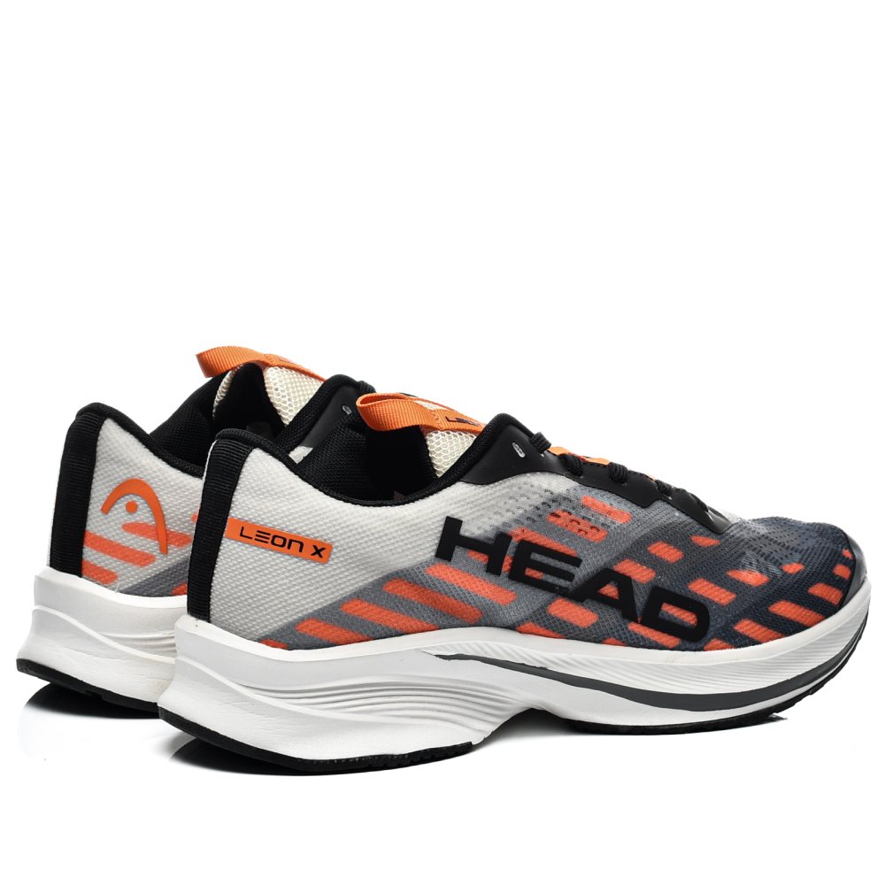 HEAD, PANTOFI SPORT BLACK ORANGE LEON X MIX