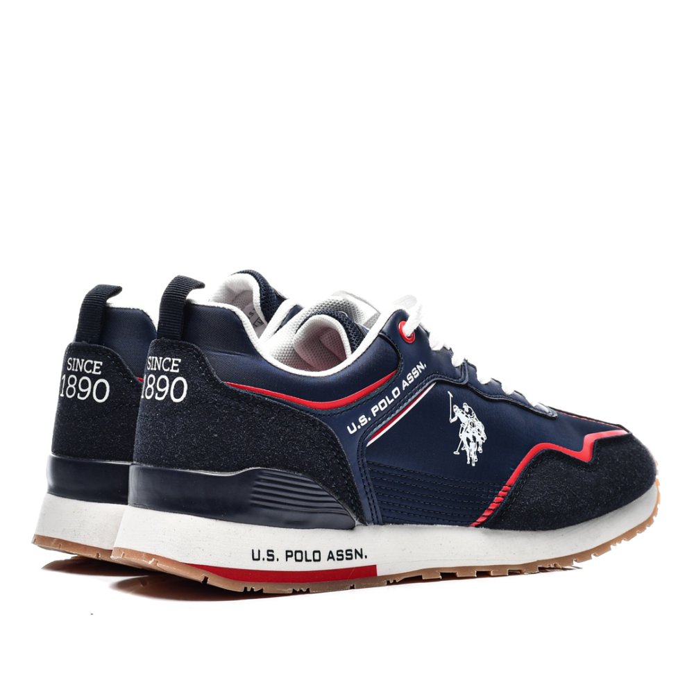 U.S. POLO ASSN, PANTOFI SPORT NAVY RED TABRY-002