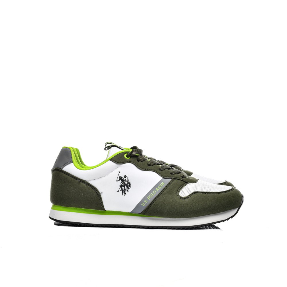 U.S. POLO ASSN, PANTOFI SPORT OLIVE NOBIL-009