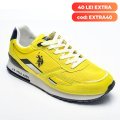 U.S. POLO ASSN, PANTOFI SPORT YELLOW TABRY-003