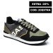 Gas, pantofi sport black khaki gveam223220