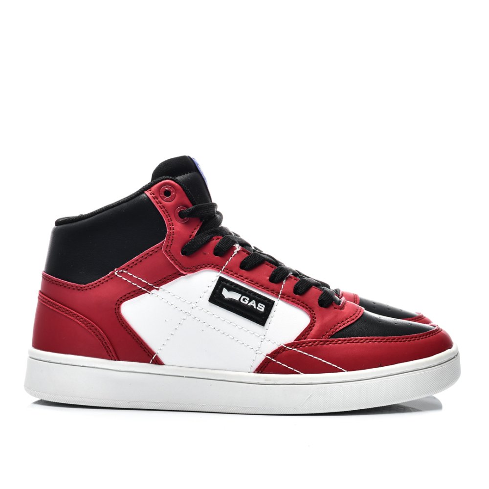 GAS, PANTOFI SPORT INALTI RED BLACK GVEAM224162