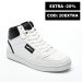 Gas, pantofi sport inalti white gveam224162