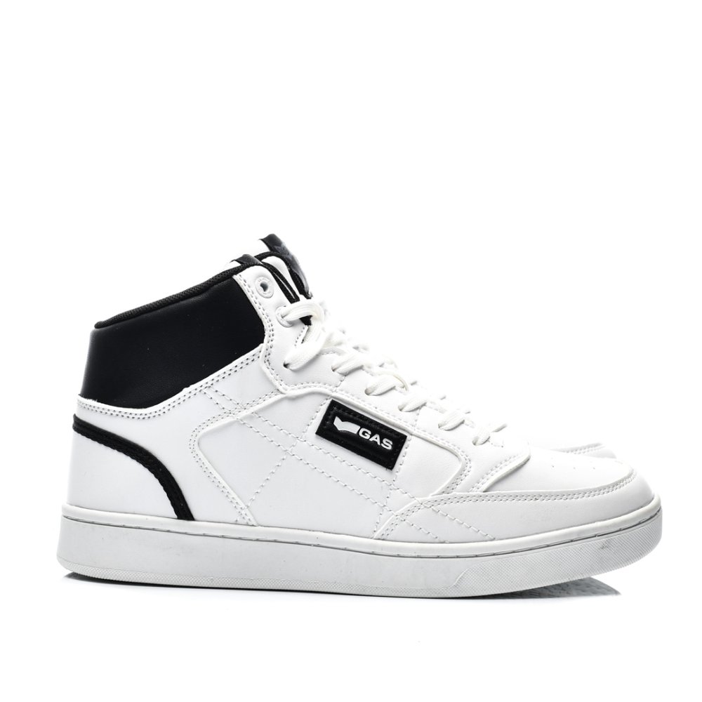 GAS, PANTOFI SPORT INALTI WHITE GVEAM224162