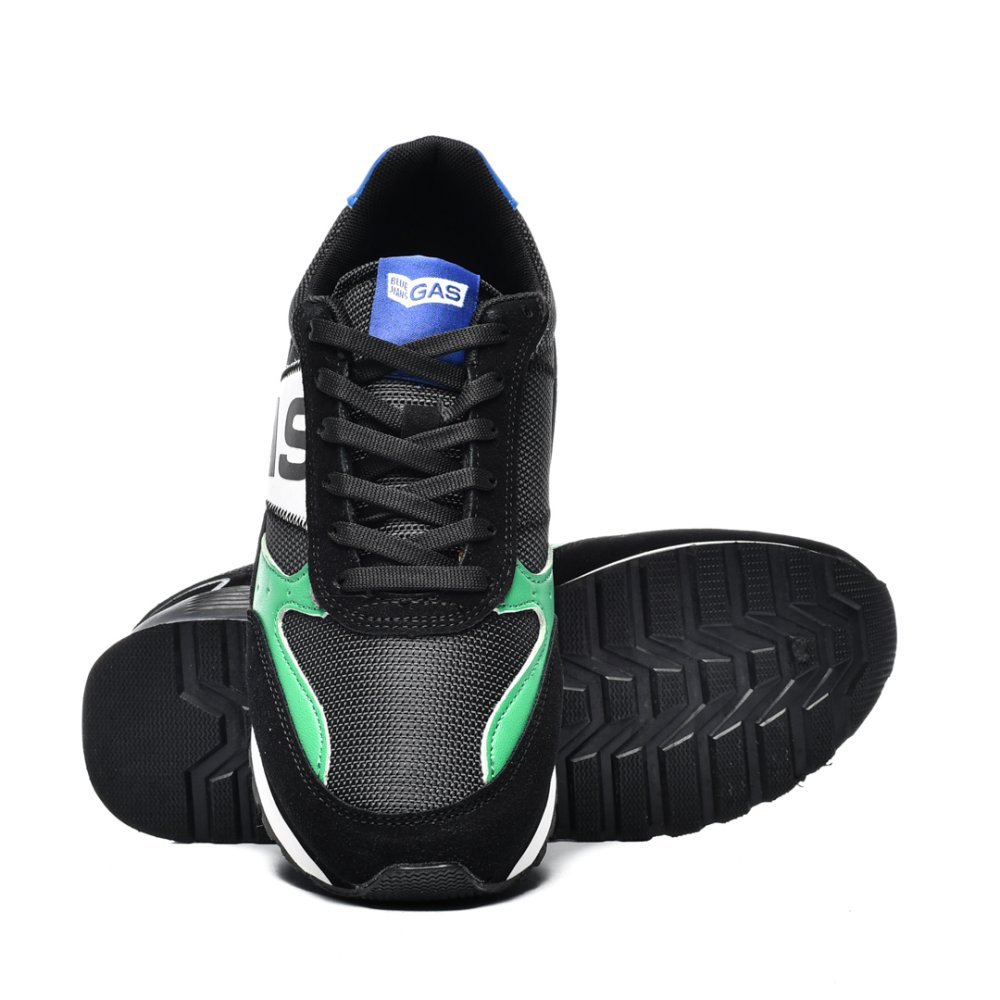 GAS, PANTOFI SPORT BLACK GVEAM223917