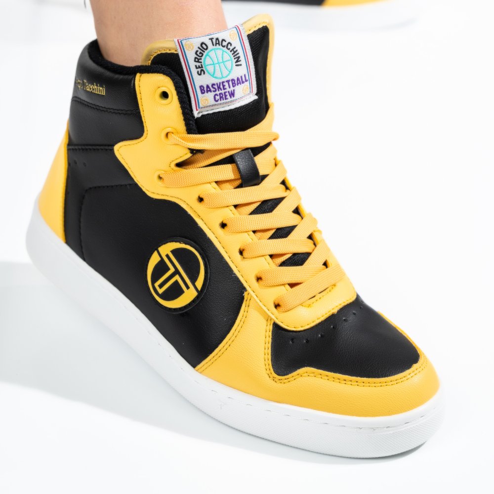 SERGIO TACCHINI, PANTOFI SPORT YELLOW BLACK STM224070