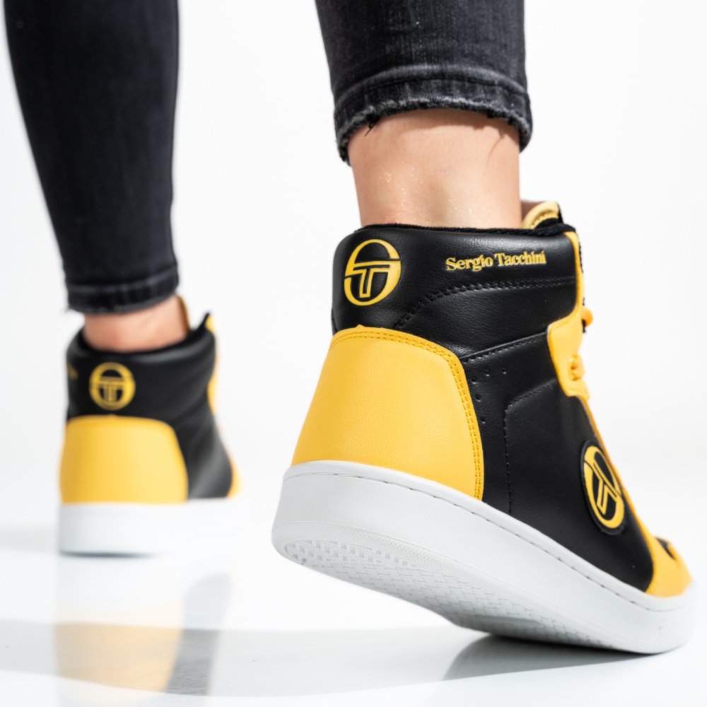 SERGIO TACCHINI, PANTOFI SPORT YELLOW BLACK STM224070