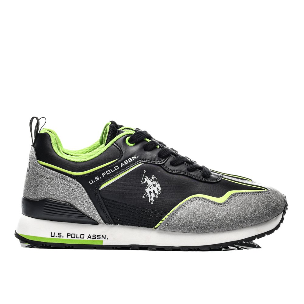 U.S. POLO ASSN, PANTOFI SPORT BLACK GREEN TABRY-002