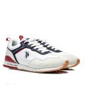 U.S. POLO ASSN, PANTOFI SPORT WHITE RED  TABRY-002