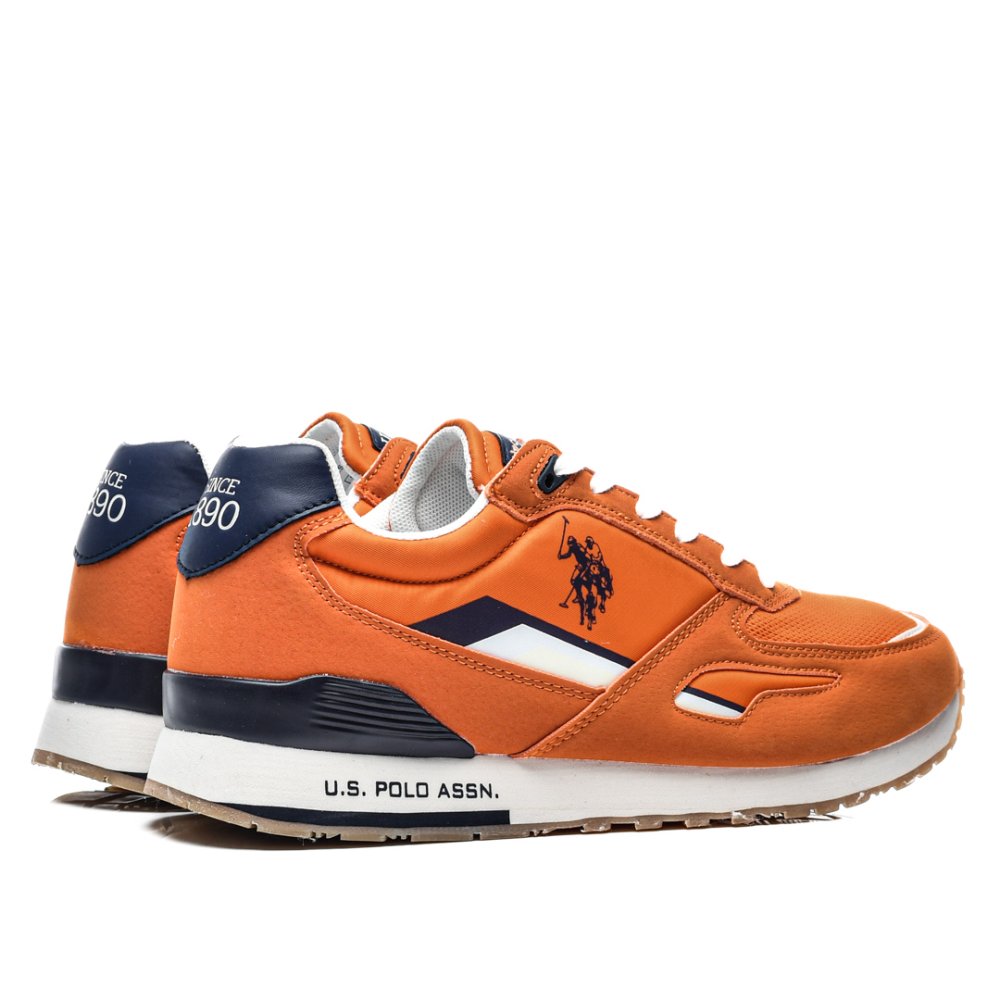 U.S. POLO ASSN, PANTOFI SPORT ORANGE TABRY-003