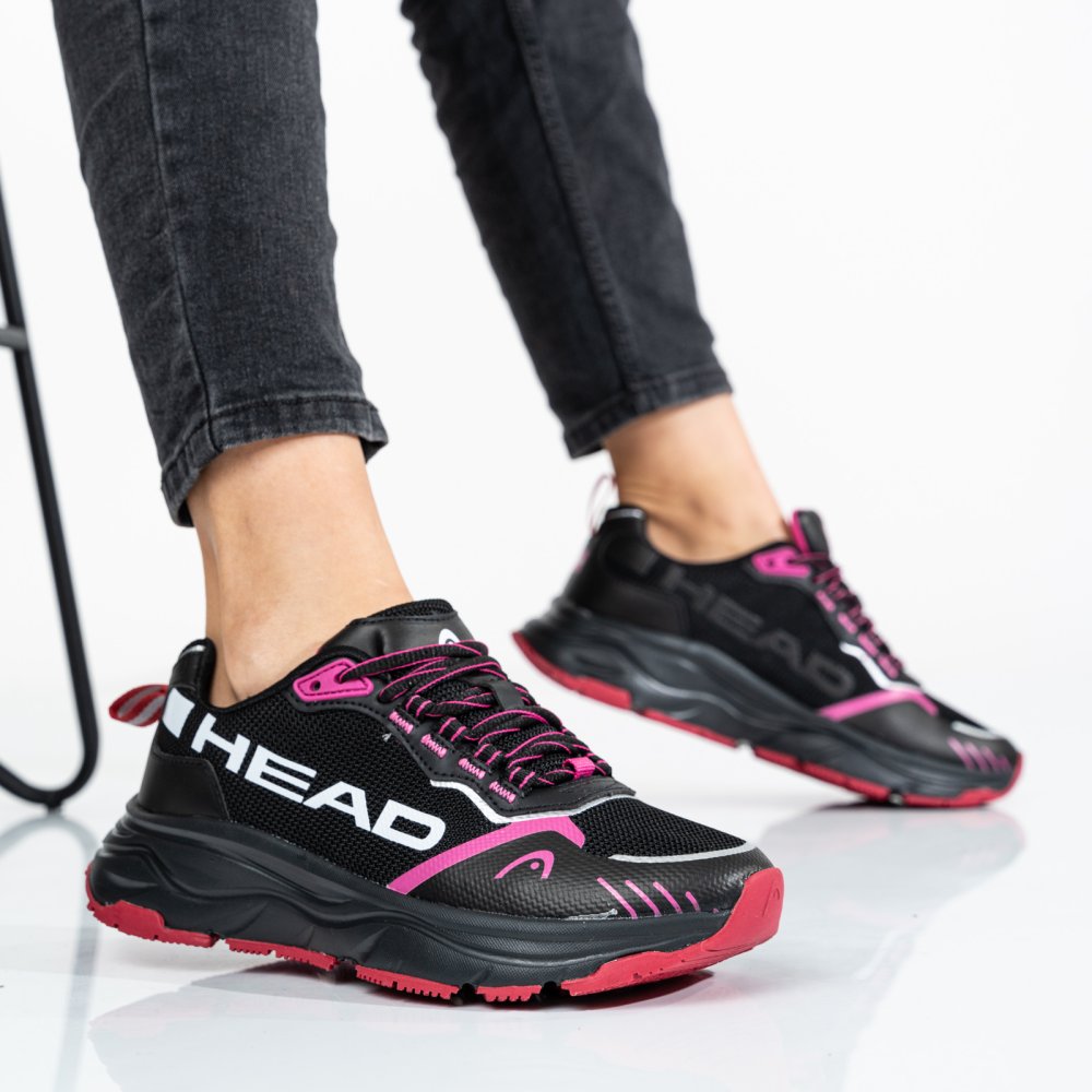 HEAD, PANTOFI SPORT BLACK FUCHSIA SAVANNAH TRAIL