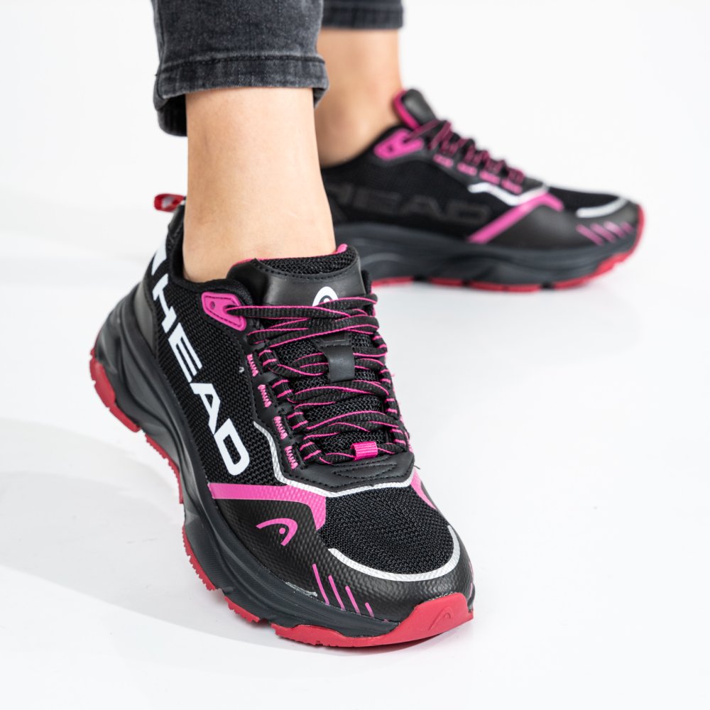 HEAD, PANTOFI SPORT BLACK FUCHSIA SAVANNAH TRAIL