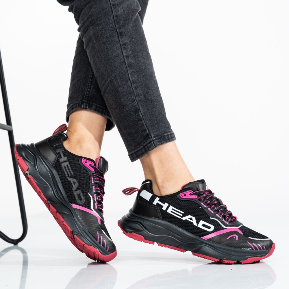 HEAD, PANTOFI SPORT BLACK FUCHSIA SAVANNAH TRAIL