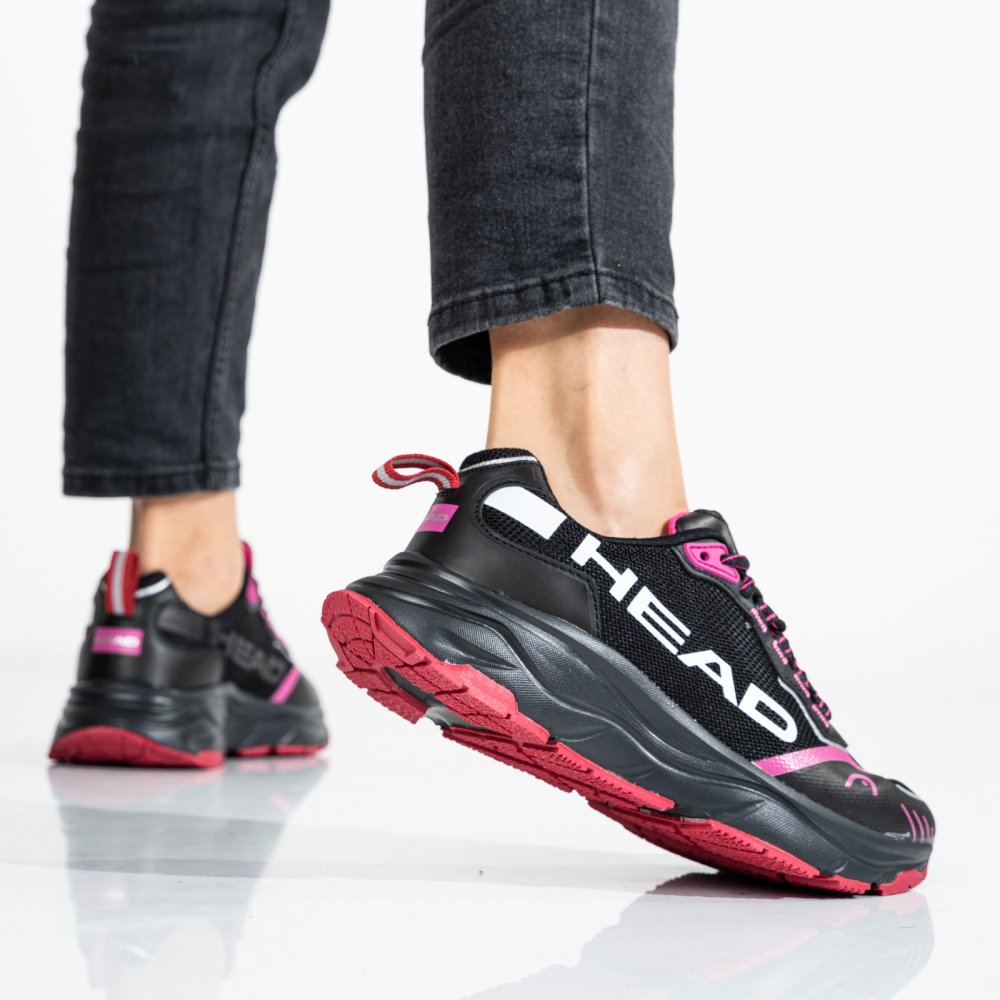 HEAD, PANTOFI SPORT BLACK FUCHSIA SAVANNAH TRAIL