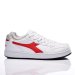 Diadora original white red playground