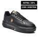 U.s. polo assn, pantofi sport black gold siber