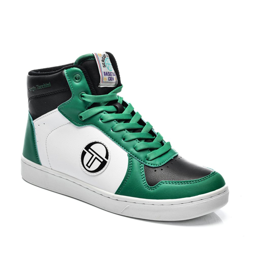 SERGIO TACCHINI, PANTOFI SPORT WHITE GREEN STM224070