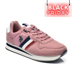 U.S. POLO ASSN, PANTOFI SPORT DARK PINK NOBIW001