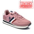 U.S. POLO ASSN, PANTOFI SPORT DARK PINK NOBIW001