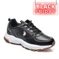 U.S. POLO ASSN, PANTOFI SPORT BLACK WHITE SORLEY