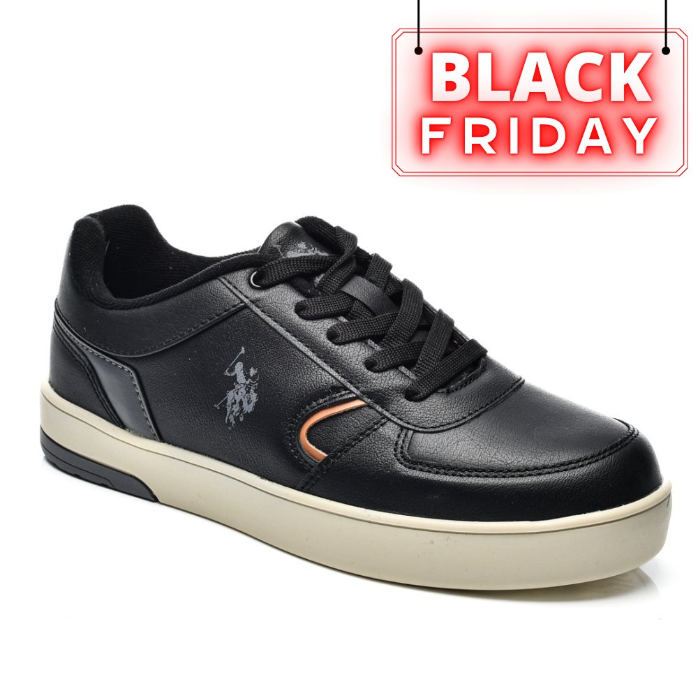 U.S. POLO ASSN, PANTOFI SPORT BLACK OKITA