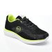 Enrico coveri, pantofi sport black sade knit nbk