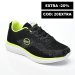 Enrico coveri, pantofi sport black sade knit nbk