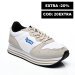 Gas, pantofi sport white beige gaw223910