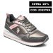 U.s. polo assn, pantofi sport grey pink suede fey003