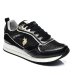 U.s. polo assn, pantofi sport black gold suede fey003