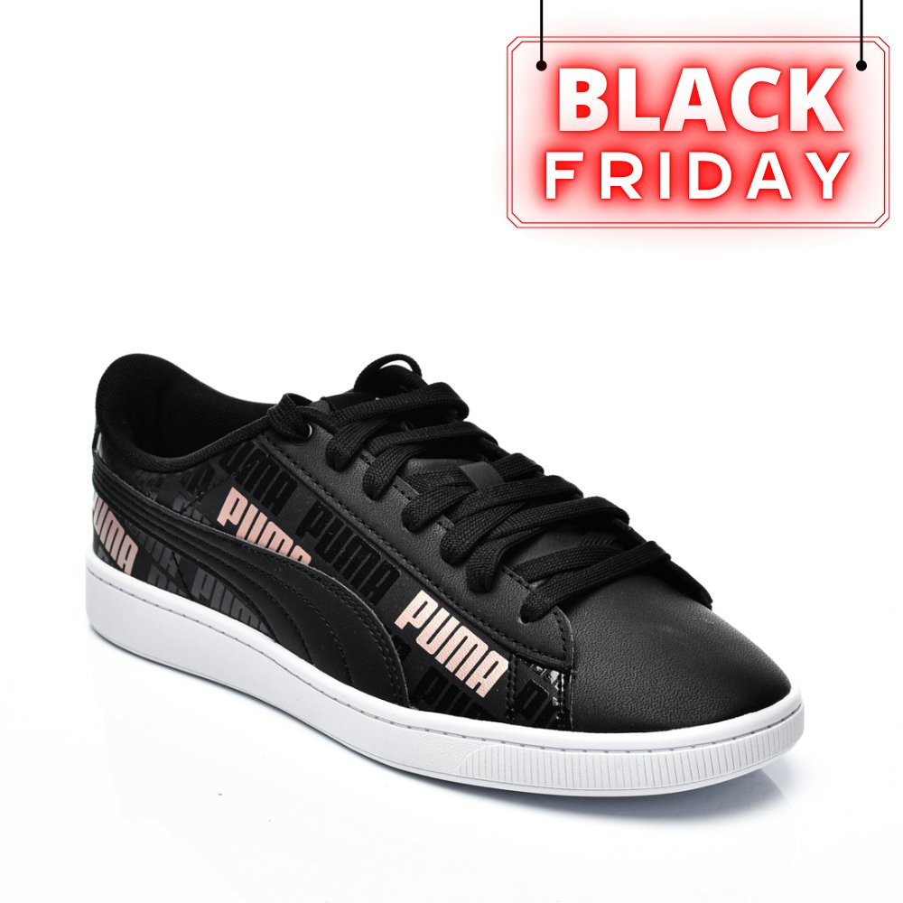 PUMA, PANTOFI SPORT BLACK VIKKY V2