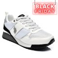 U.S. POLO ASSN, PANTOFI SPORT WHITE FRIDA001