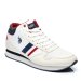 U.s. polo assn, pantofi sport inalti white nobil-008