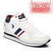 U.s. polo assn, pantofi sport inalti white nobil-008