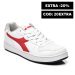 Diadora original white red playground