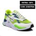 Enrico coveri, pantofi sport white green ecs215319