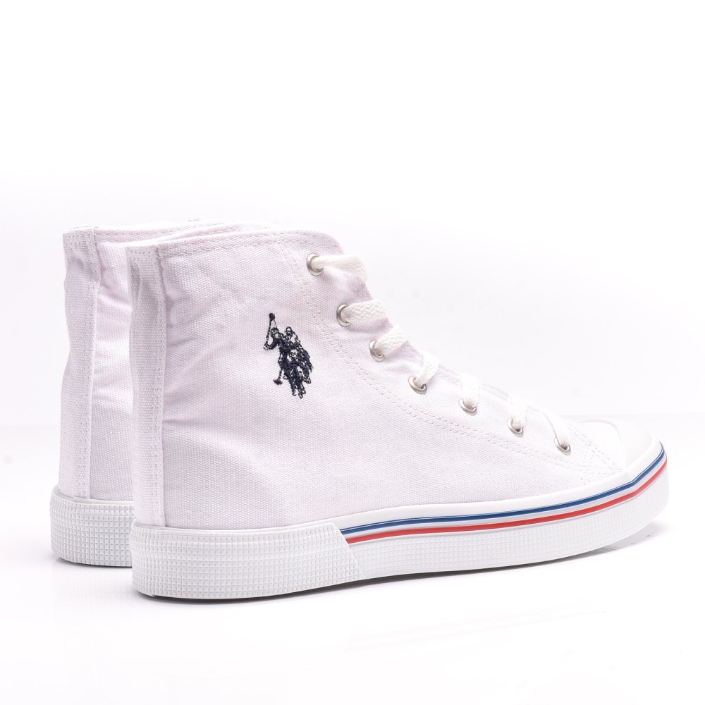 U.S. POLO ASSN, PANTOFI SPORT INALTI WHITE PENELOPE-H1FX