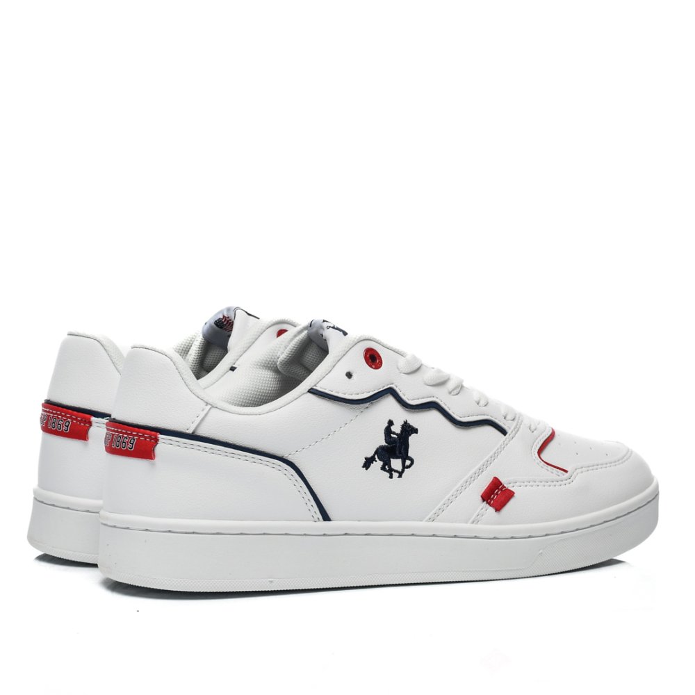 U.S. GRAND POLO, PANTOFI SPORT WHITE NAVY GPM318700