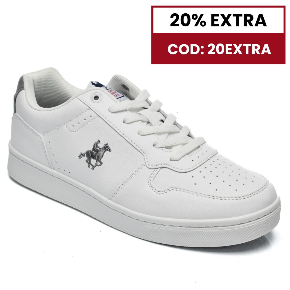 U.S. GRAND POLO, PANTOFI SPORT WHITE GREY GPM314061