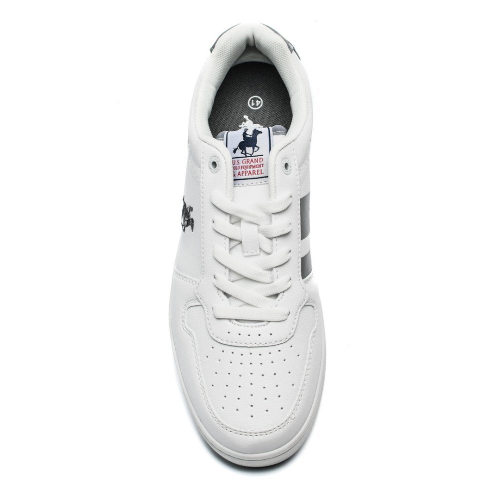 U.S. GRAND POLO, PANTOFI SPORT WHITE GREY GPM314061