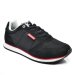 Benetton, pantofi sport black suede btm313007