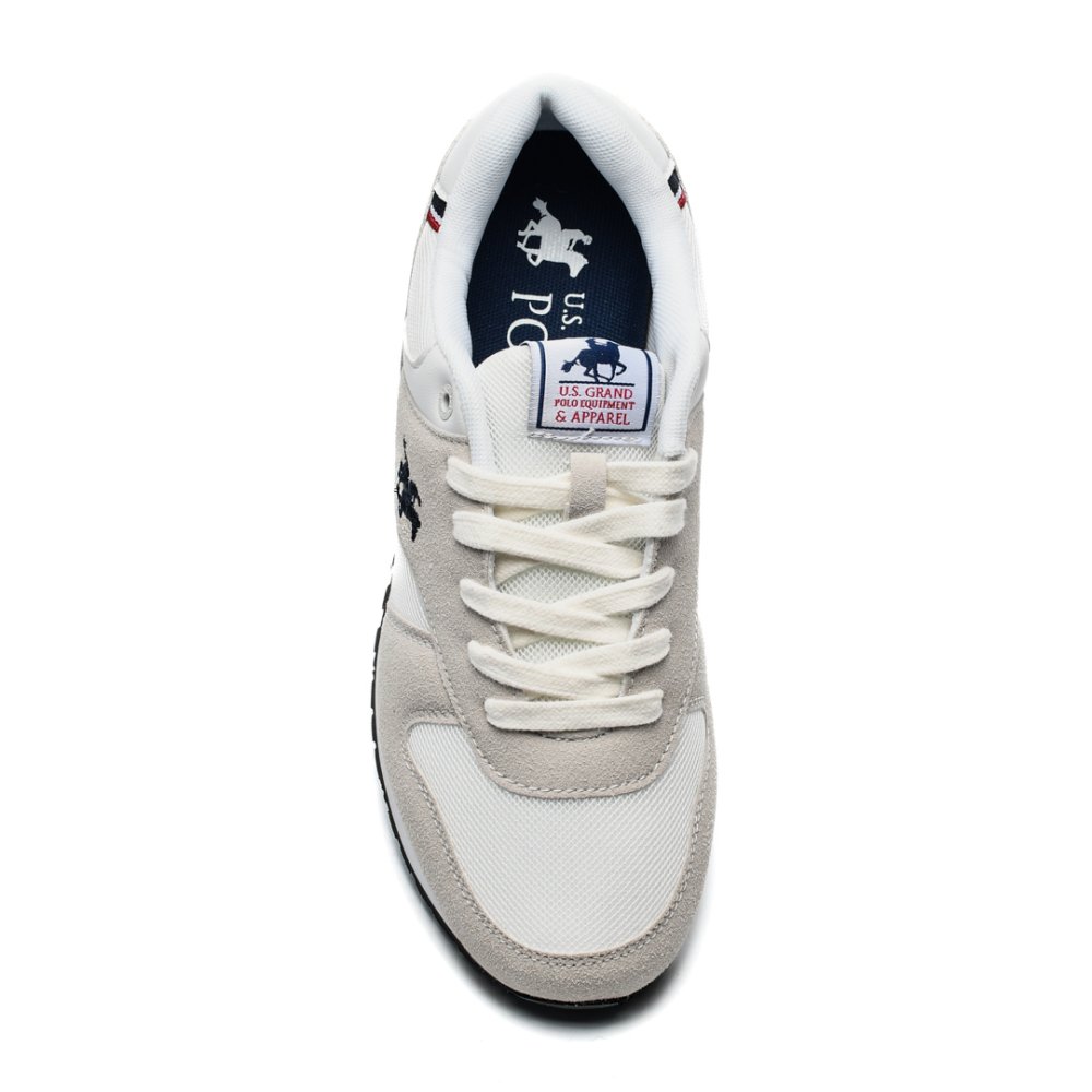 U.S. GRAND POLO, PANTOFI SPORT WHITE SUEDE GPM313100